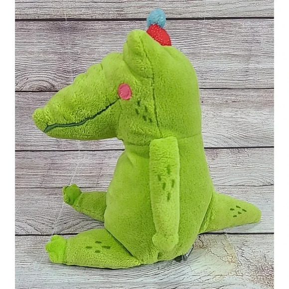 Hallmark Plush Birthday Alligator Crocodile Stuffed Animal Toy Green 11" - Picture 3 of 5